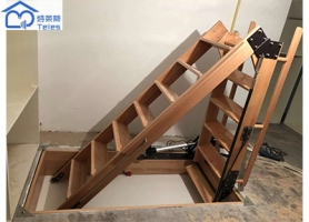 实木折叠楼梯